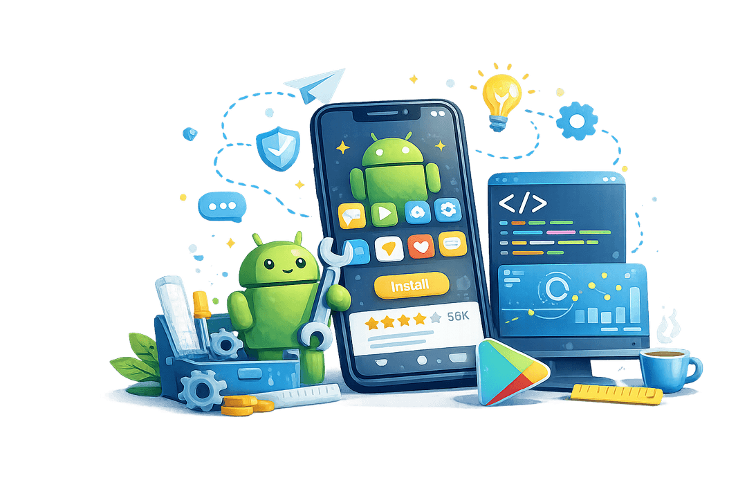 Android WebView application illustration